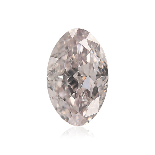0,50 Karat hellrosa ovaler Diamant SI2 GIA