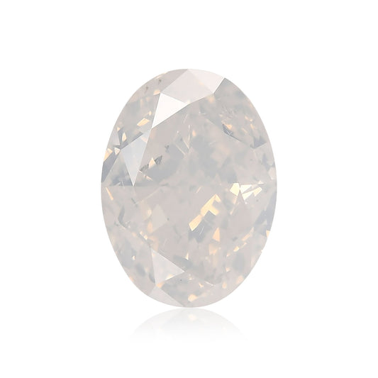 2,50 Karat Fancy White Oval Diamond GIA