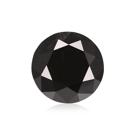 3,43 Karat Fancy Black Brillant Diamant, GIA-zertifiziert
