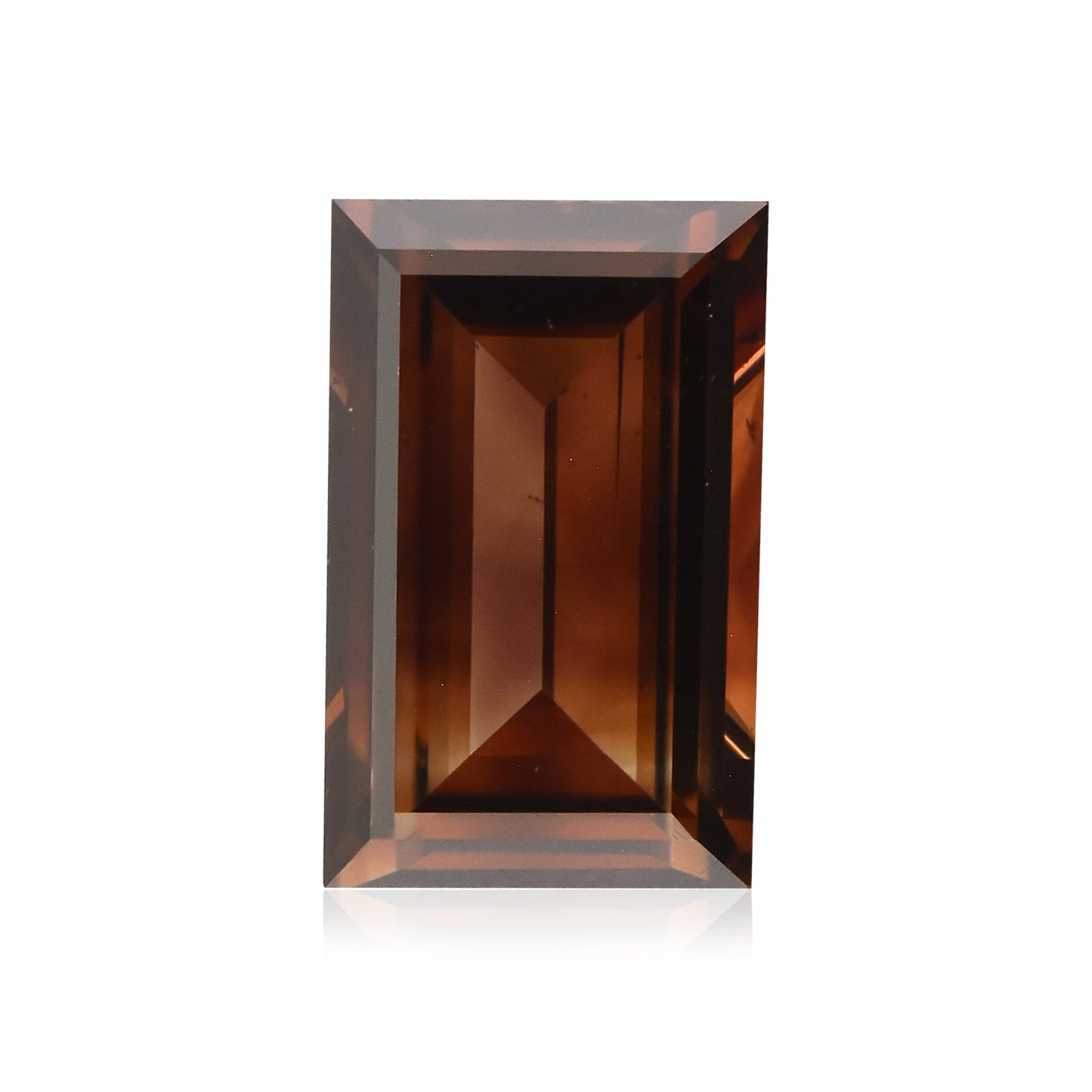 0,39 Karat Fancy Dark Pink Brown Emerald Diamond VS1 GIA