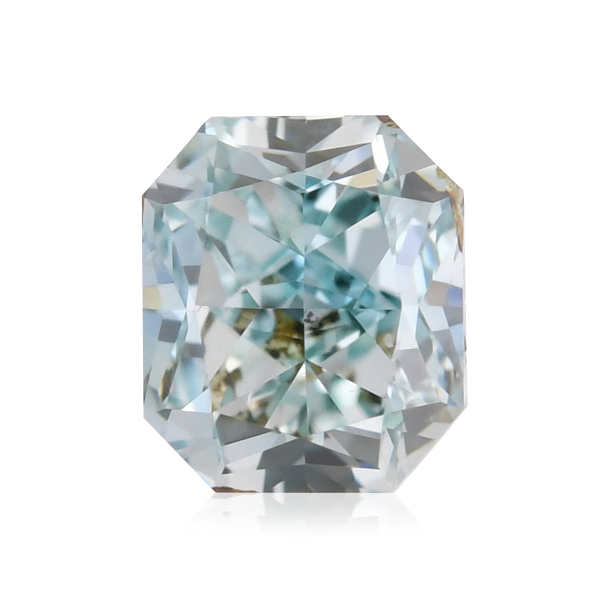 Strahlender Diamant | 0,92 ct | Intensives Blaugrün | SI1 | GIA | Ref. 492441