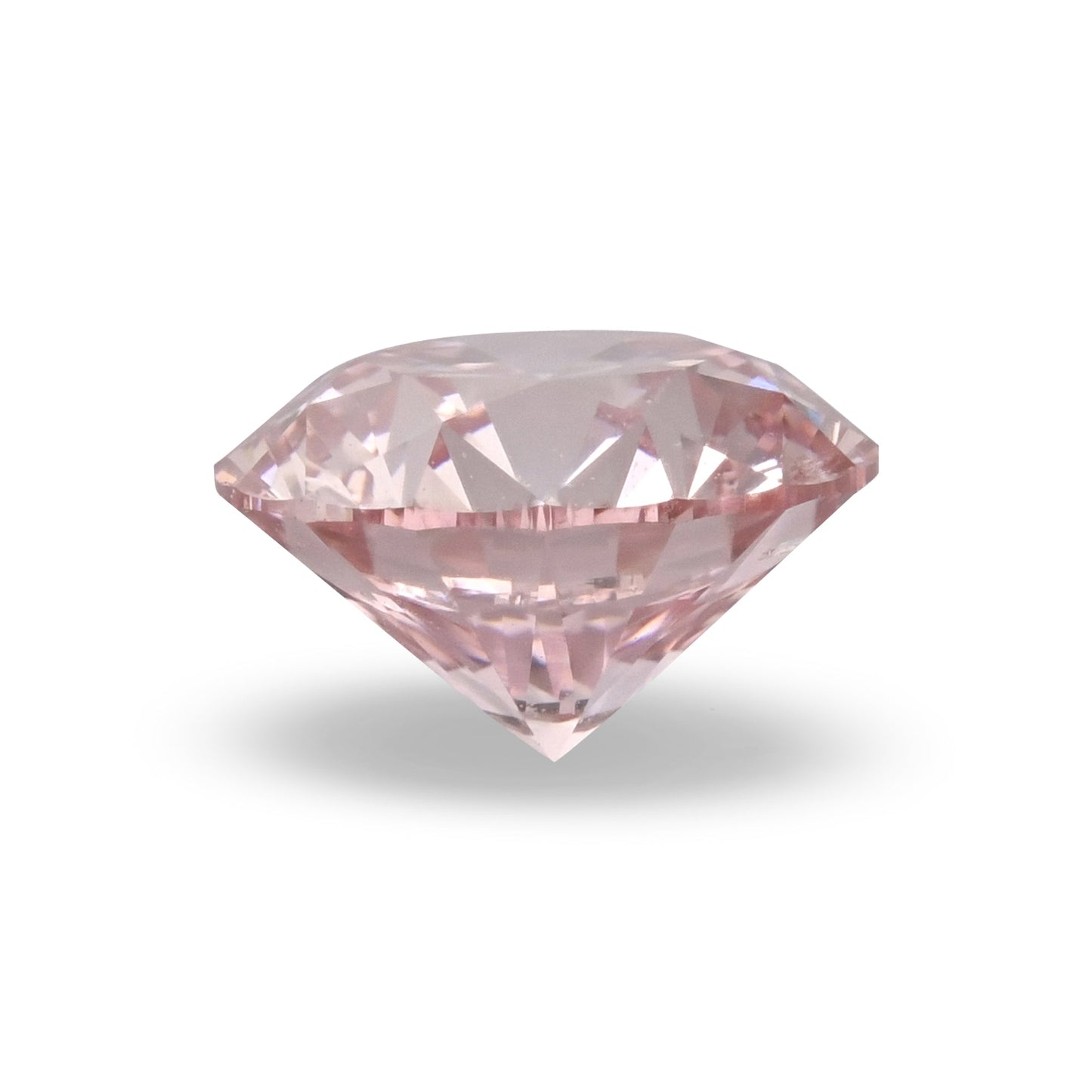 0.70 Carat Fancy Light Pink Round Brilliant Argyle Diamond SI2