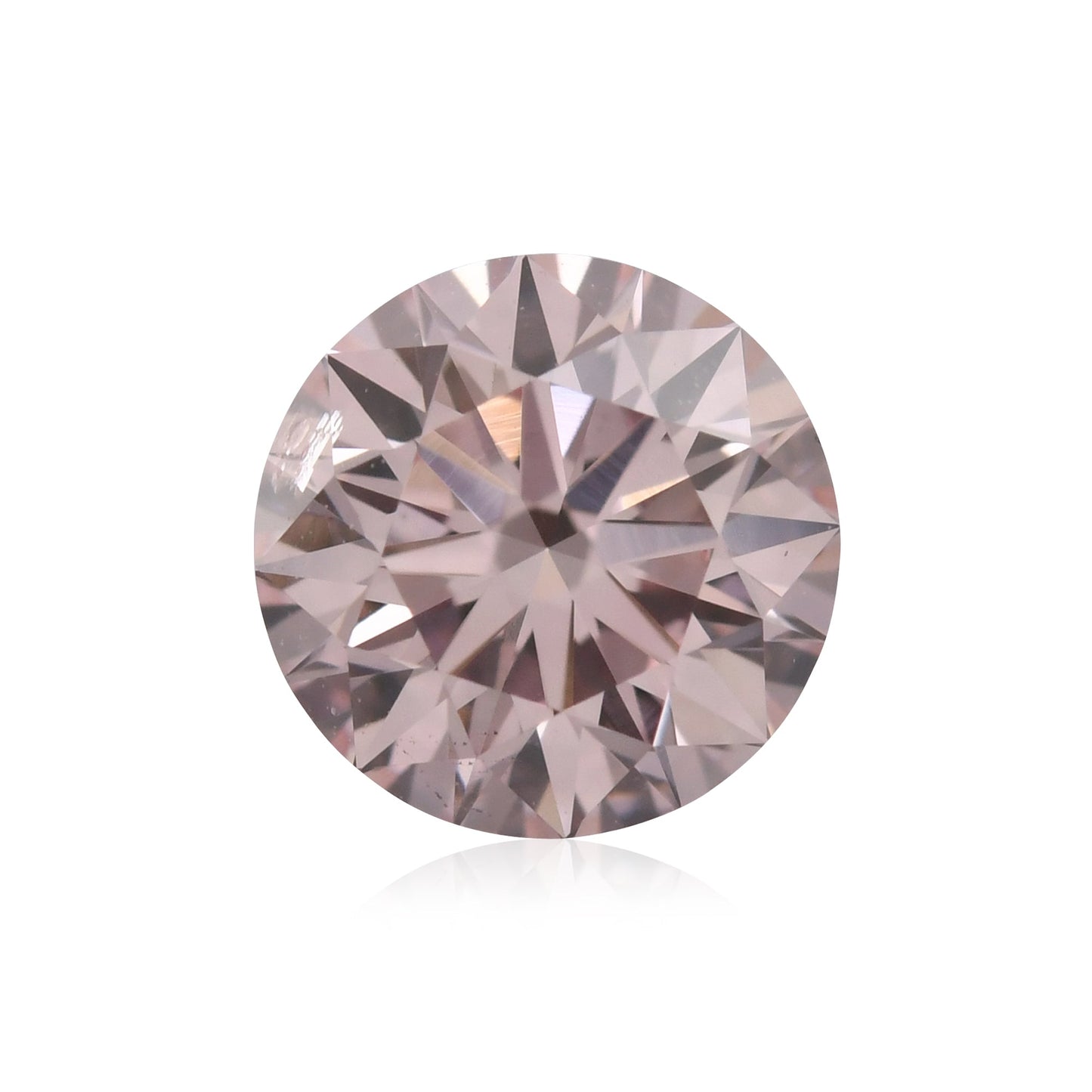 0.70 Carat Fancy Light Pink Round Brilliant Argyle Diamond SI2