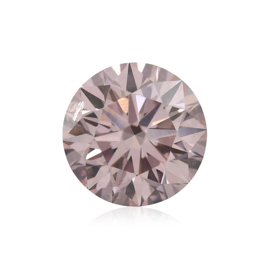 0.70 Carat Fancy Light Pink Round Brilliant Argyle Diamond SI2