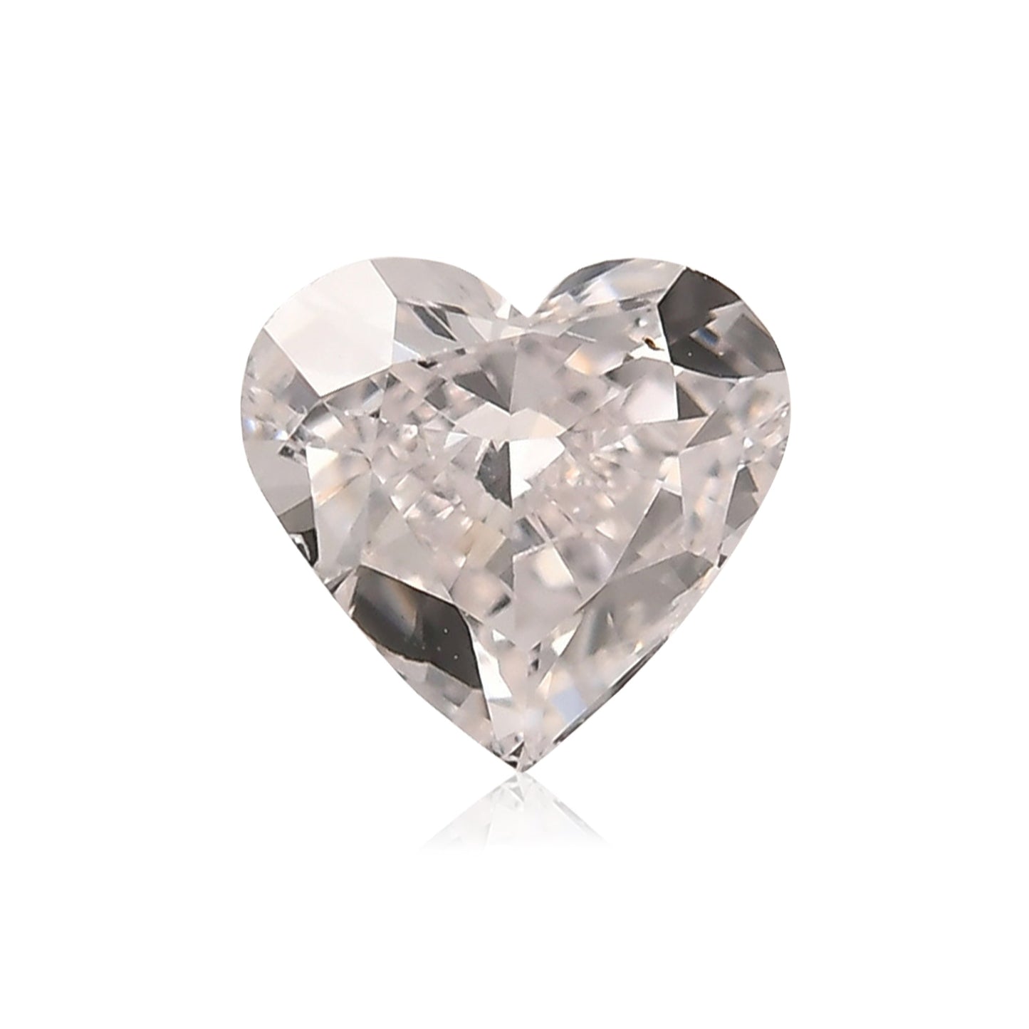 0,44 Karat zartrosa HERZ-Diamant SI1 GIA