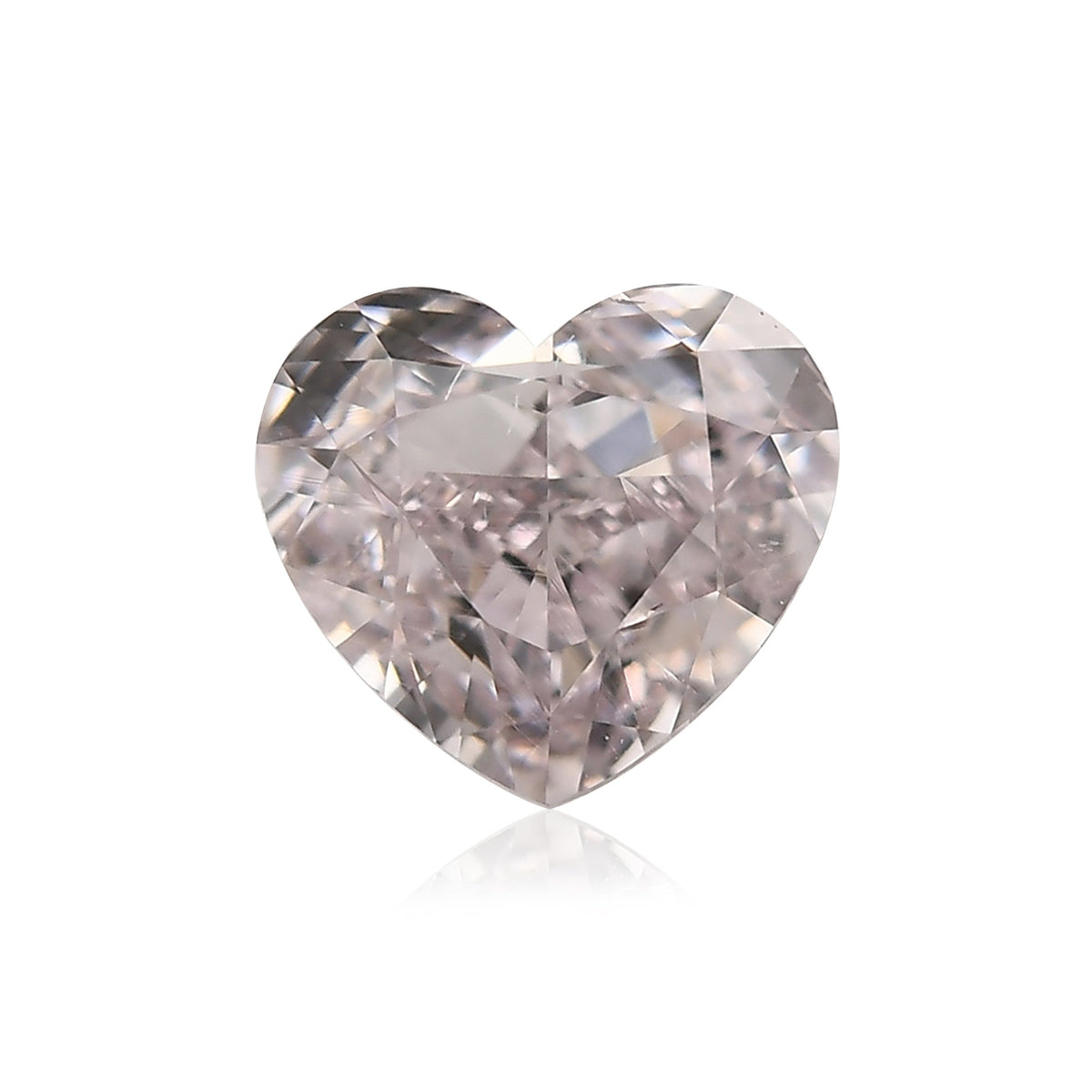 Heart Diamond | 0.5 ct | Fancy Light Purplish Pink | SI1 | GIA | Ref 498095