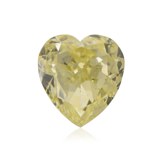 1,04 Karat Fancy Light Yellow Heart Diamant VVS2 GIA