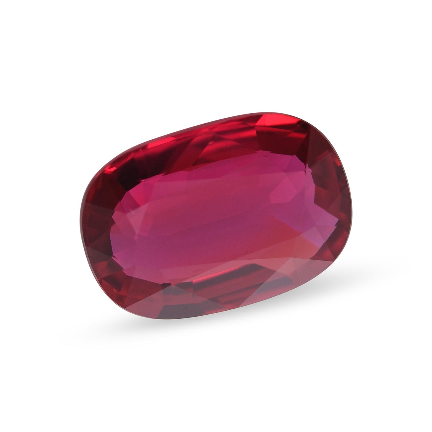 5,01 Karat roter MOSAMBIK-Kissenrubin GRS