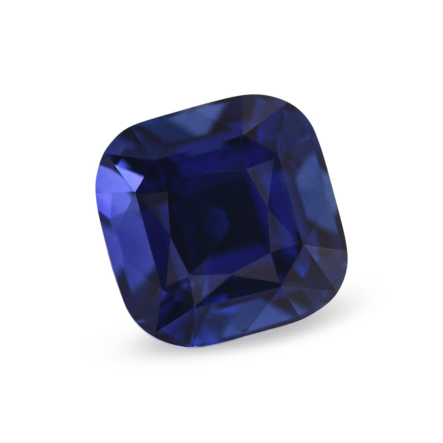 5,01 Karat blauer sri-lankischer Kissen-Saphir CD