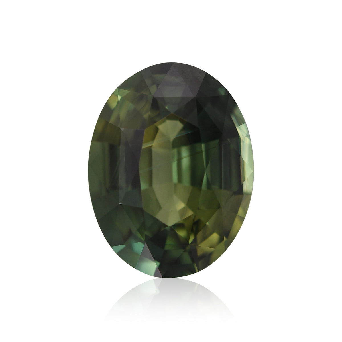 Oval Sapphire | 5.01 ct | Green | GIA | Ref 722291