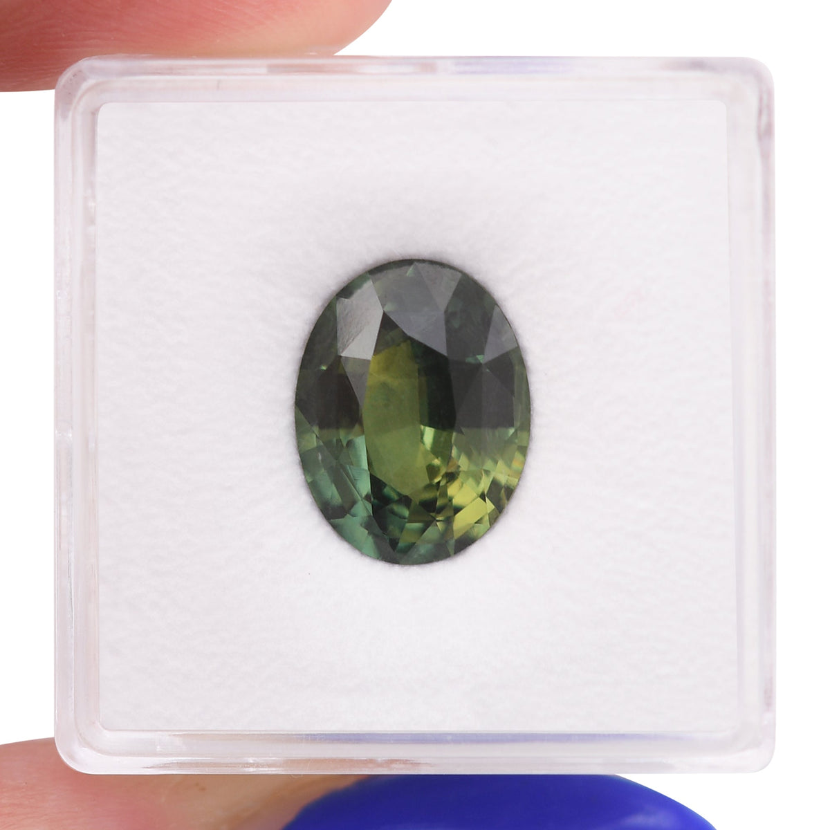 Oval Sapphire | 5.01 ct | Green | GIA | Ref 722291