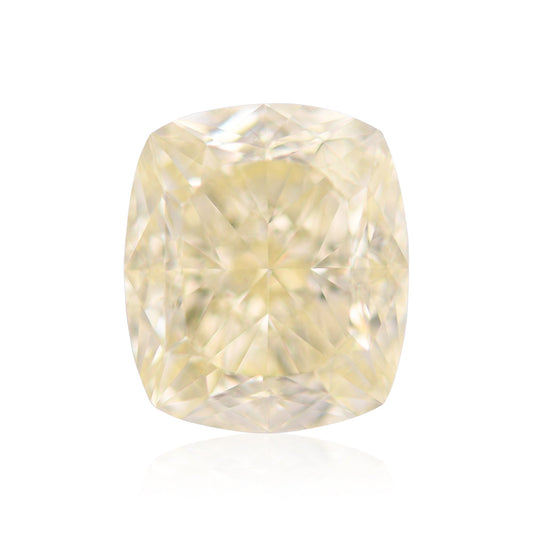 5,01 Karat hellgelber Kissen-Diamant VS2 GIA