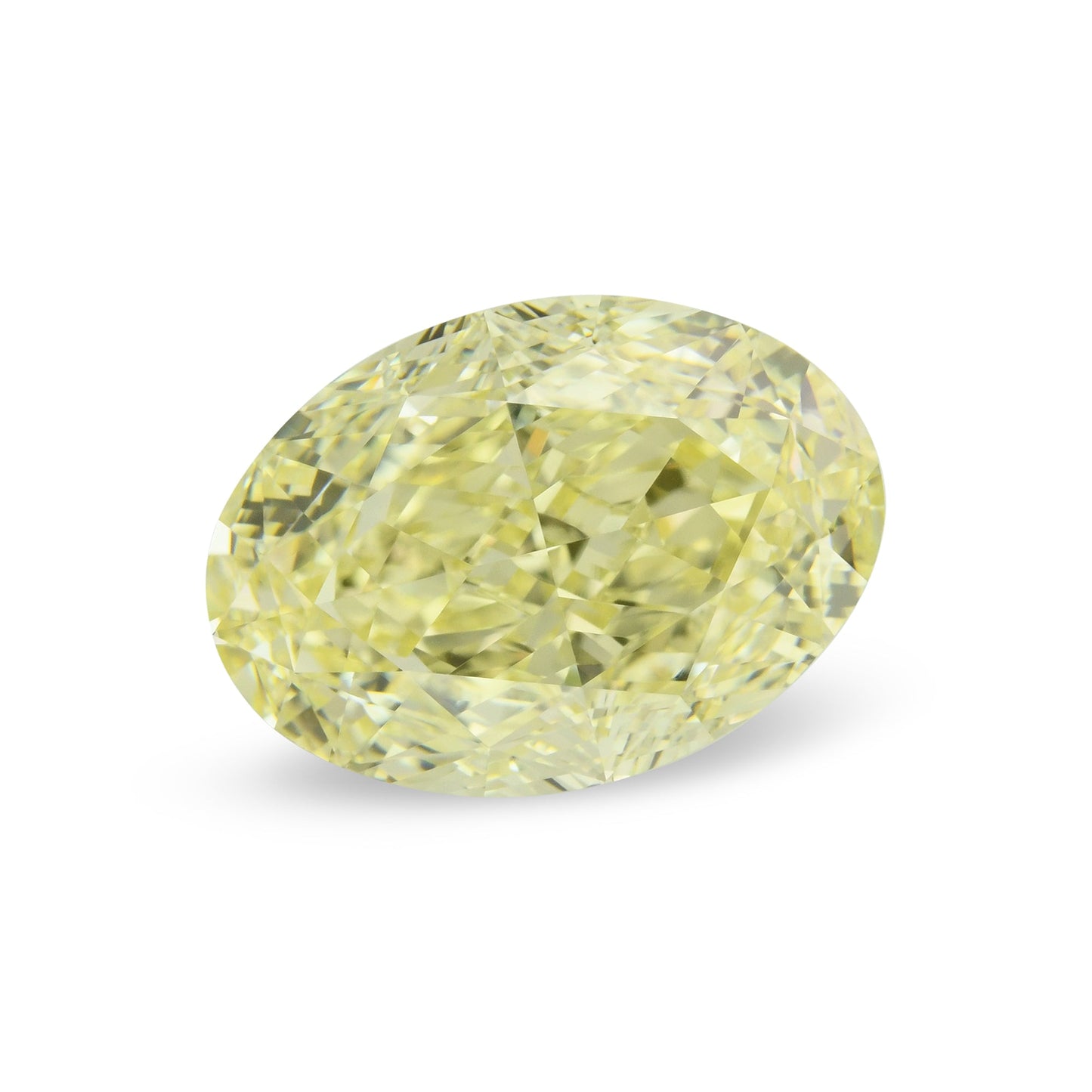 5,02 Karat Fancy Yellow Oval Diamond VS1 GIA