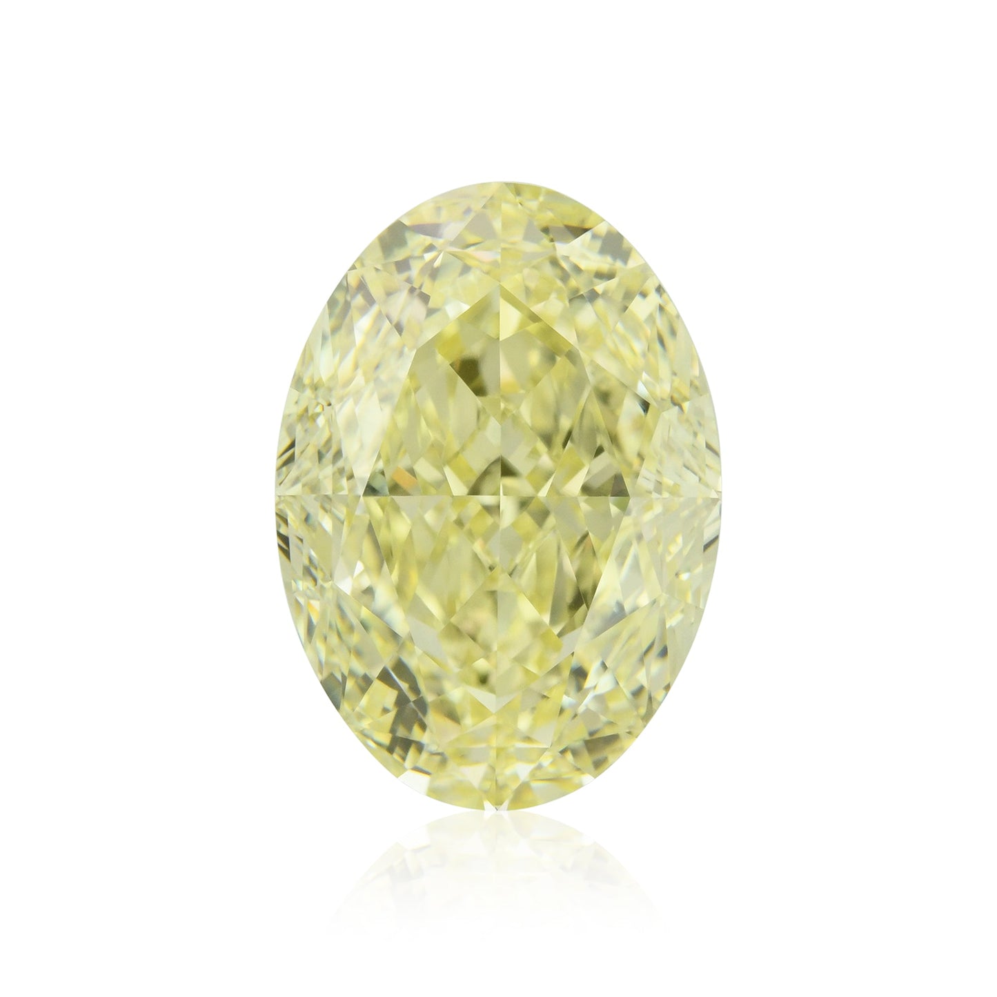 5,02 Karat Fancy Yellow Oval Diamond VS1 GIA