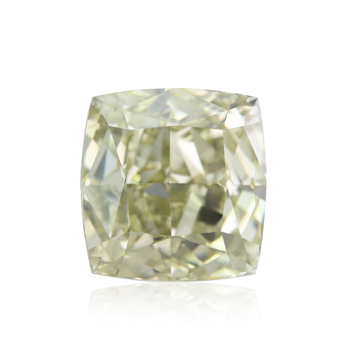 Cushion Diamond | 5.03 ct | Fancy Grayish Yellowish Green | VS2 | GIA | Ref 720780