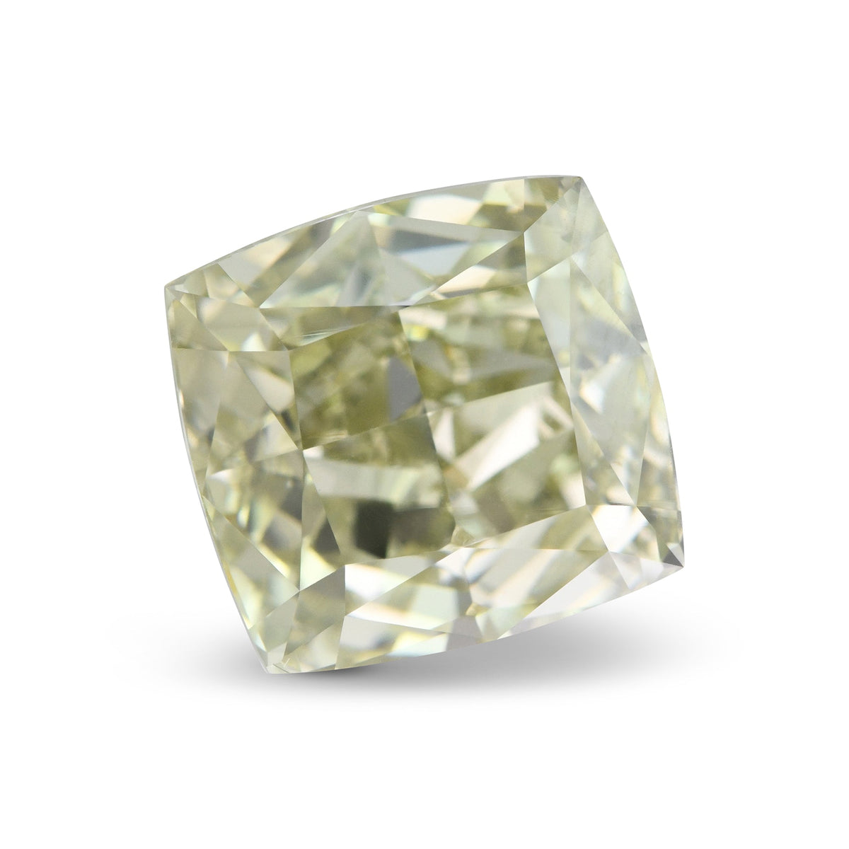 Cushion Diamond | 5.03 ct | Fancy Grayish Yellowish Green | VS2 | GIA | Ref 720780