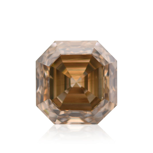 5,04 Karat Fancy Dark Yellowish Brown Cushion Diamond SI2 GIA