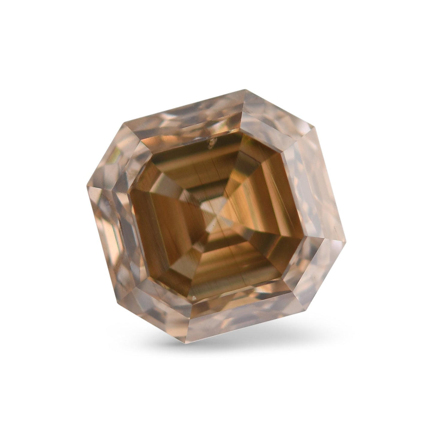 5,04 Karat Fancy Dark Yellowish Brown Cushion Diamond SI2 GIA