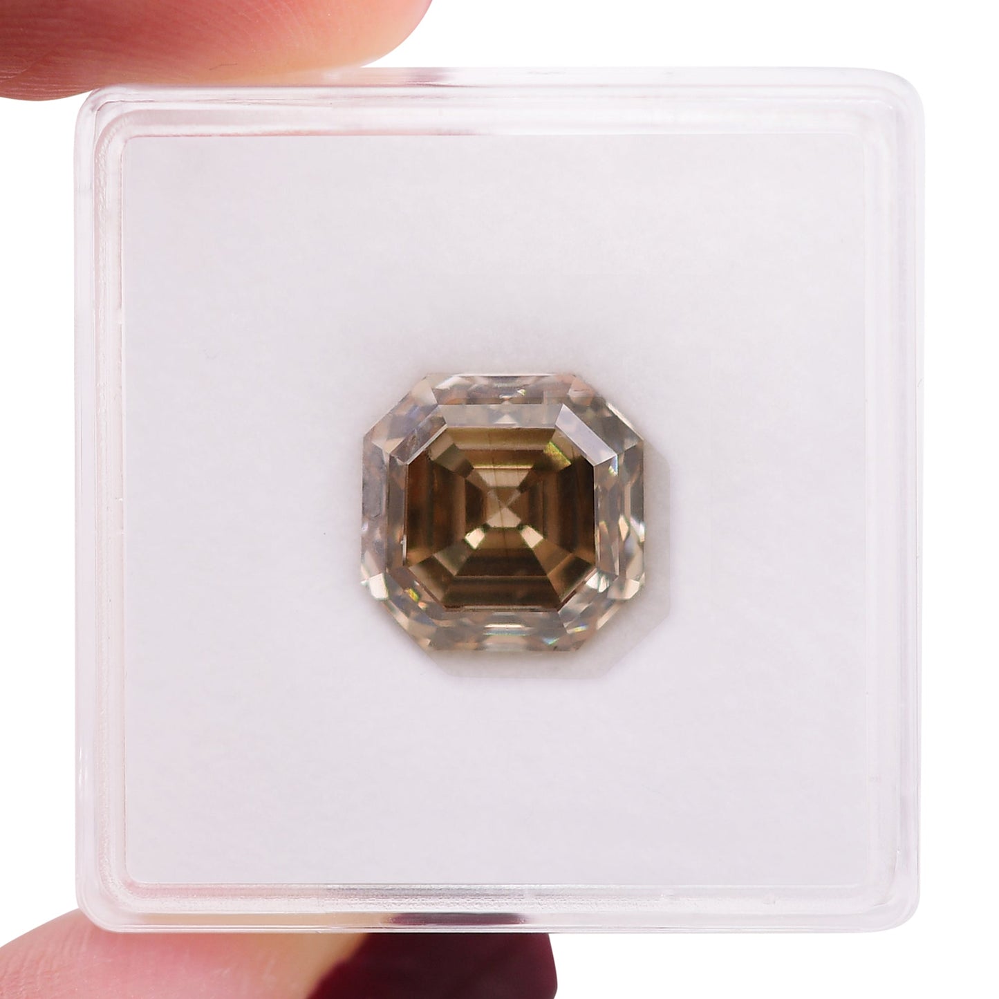 5,04 Karat Fancy Dark Yellowish Brown Cushion Diamond SI2 GIA