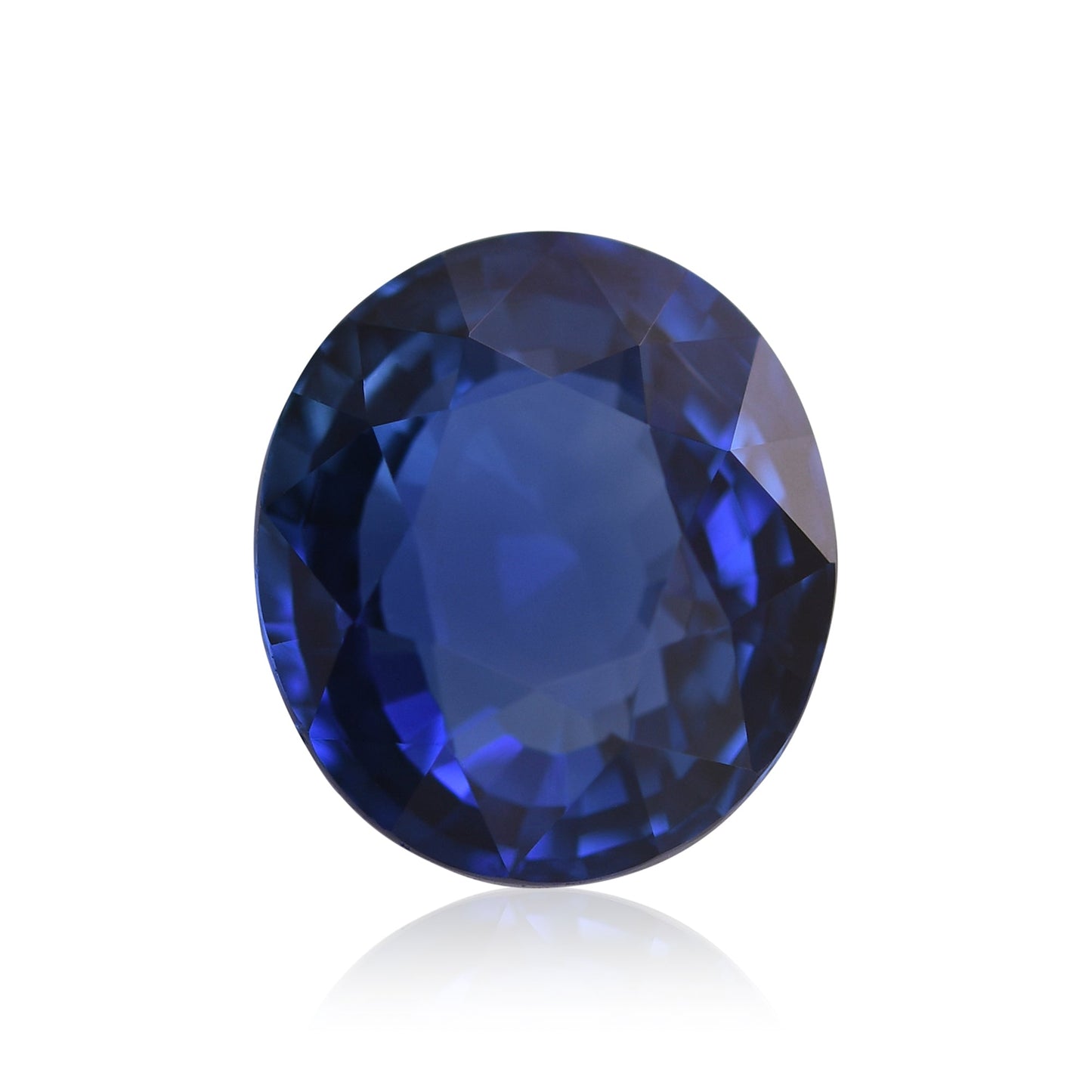 5,04 Karat blauer ovaler Saphir aus Sri Lanka, GIA-geprüft