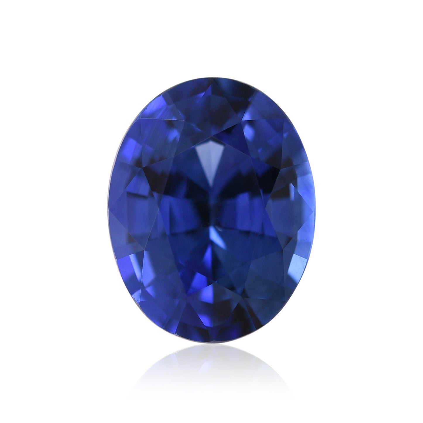 5,06 Karat blauer ovaler Saphir aus Sri Lanka (CD)