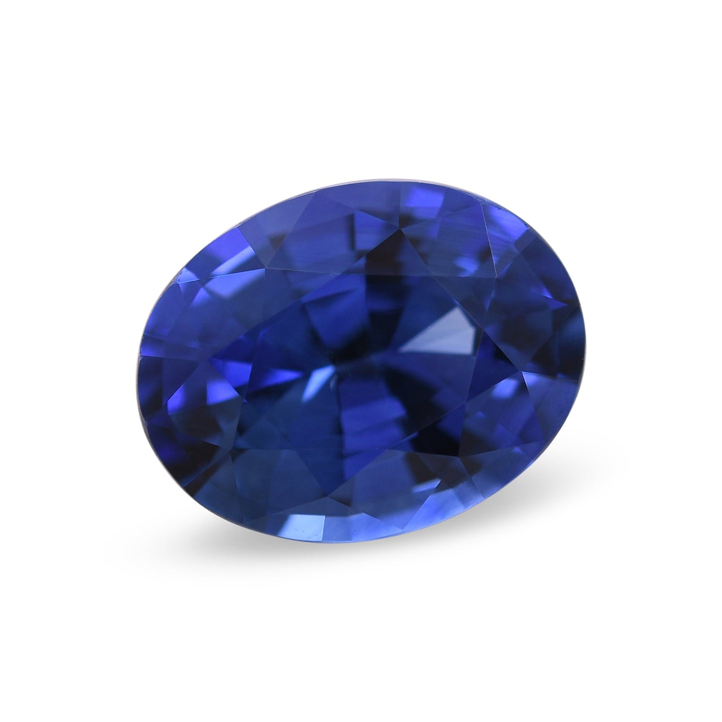 5,06 Karat blauer ovaler Saphir aus Sri Lanka (CD)