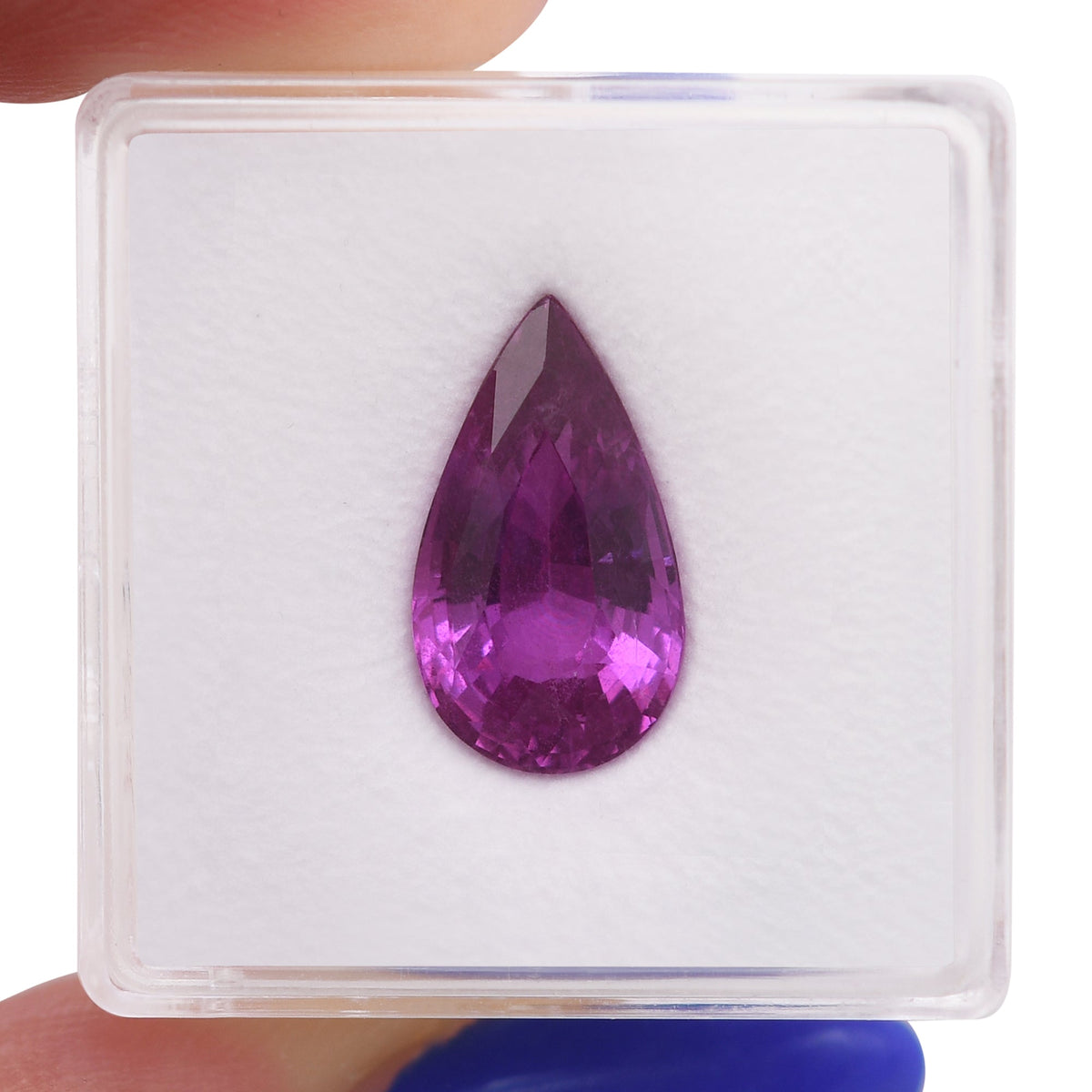 Pear Sapphire | 5.06 ct | Pink | SSEF | Ref 721057