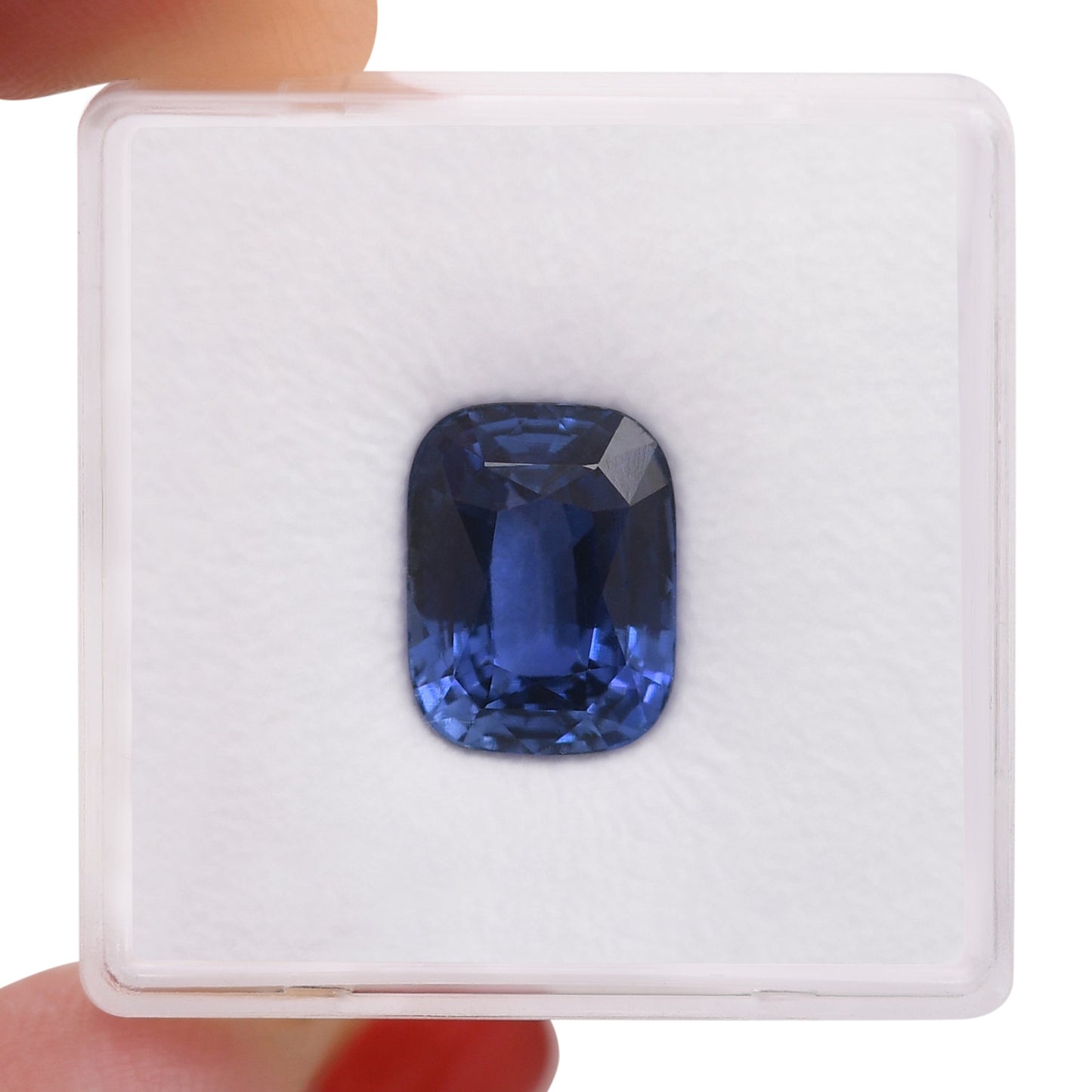 5,09 Karat blauer Kissen-Saphir aus Sri Lanka (AGL)