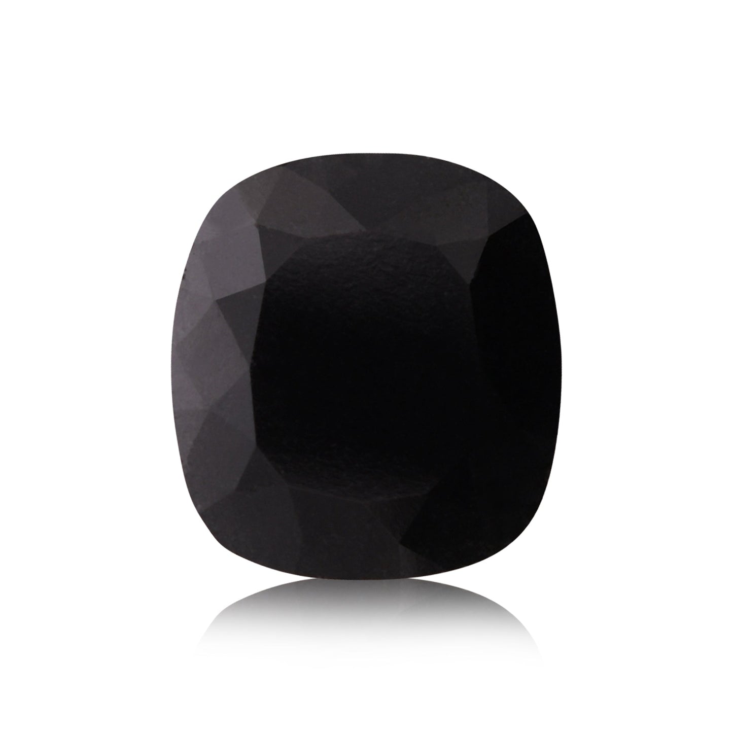 5,14 Karat Fancy Black Cushion Diamond GIA