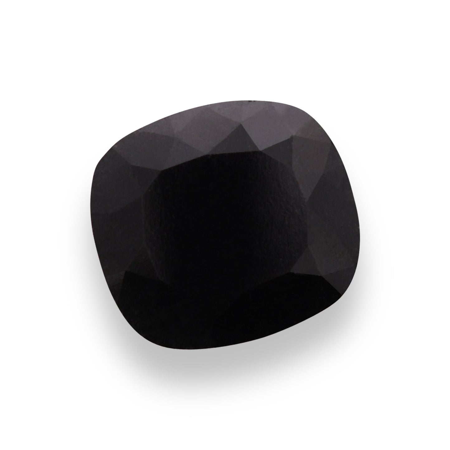 5,14 Karat Fancy Black Cushion Diamond GIA