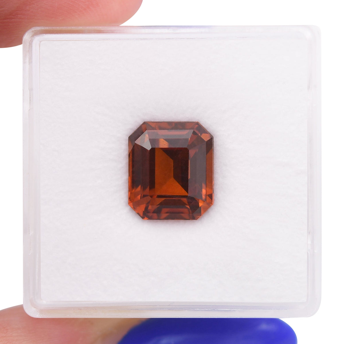 Smaragdgrüner Saphir | 5,14 ct | Orange | GIA | Ref. 722292