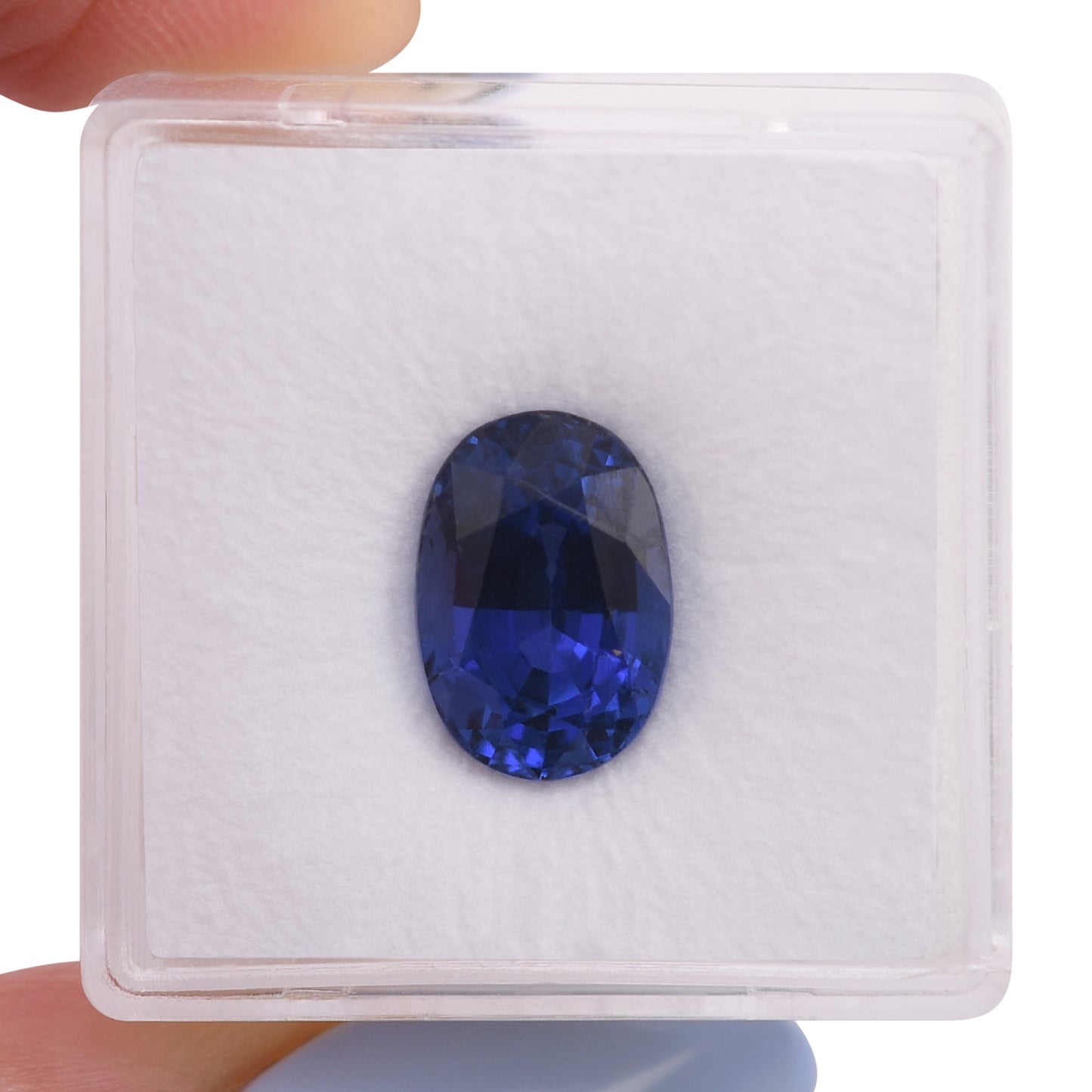 5,19 Karat blauer ovaler Saphir aus Madagaskar, GIA-zertifiziert, ohne Hitzeeinwirkung