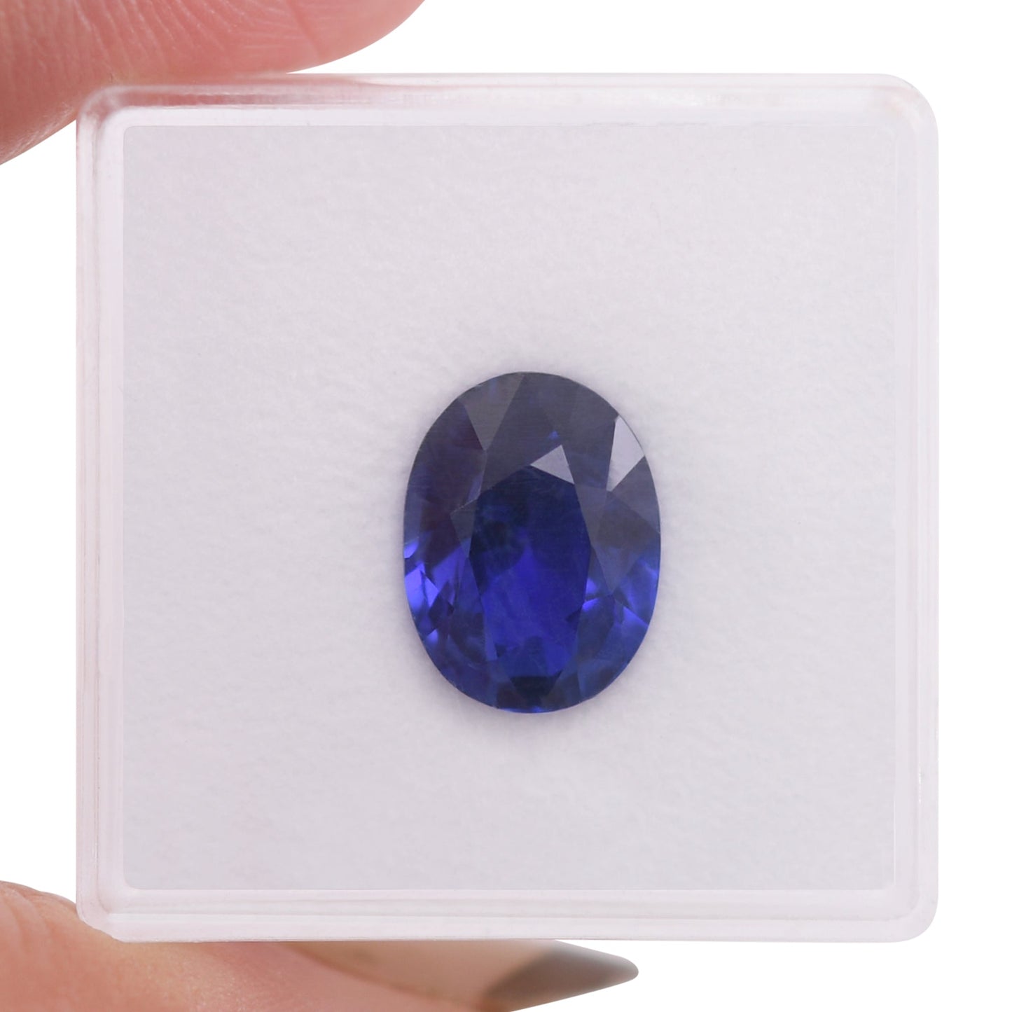 5,25 Karat blauer ovaler Saphir aus Sri Lanka (AGL)