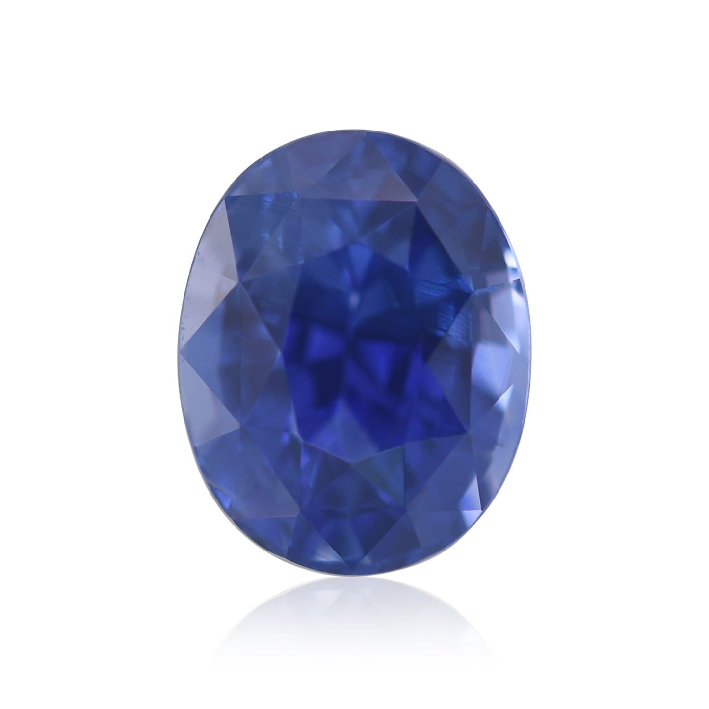 5,37 Karat blauer ovaler Saphir aus Sri Lanka (AGL)