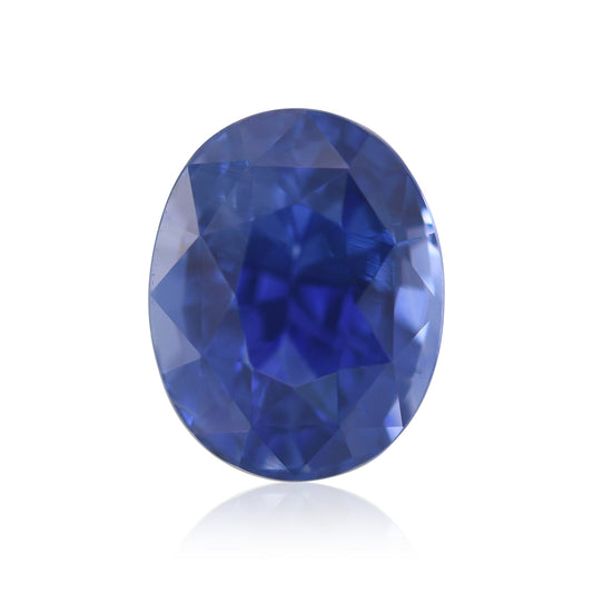 5,37 Karat blauer ovaler Saphir aus Sri Lanka (AGL)