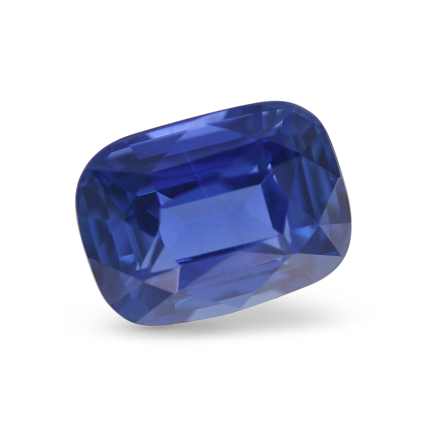 5,57 Karat blauer Kissen-Saphir aus Sri Lanka, GIA