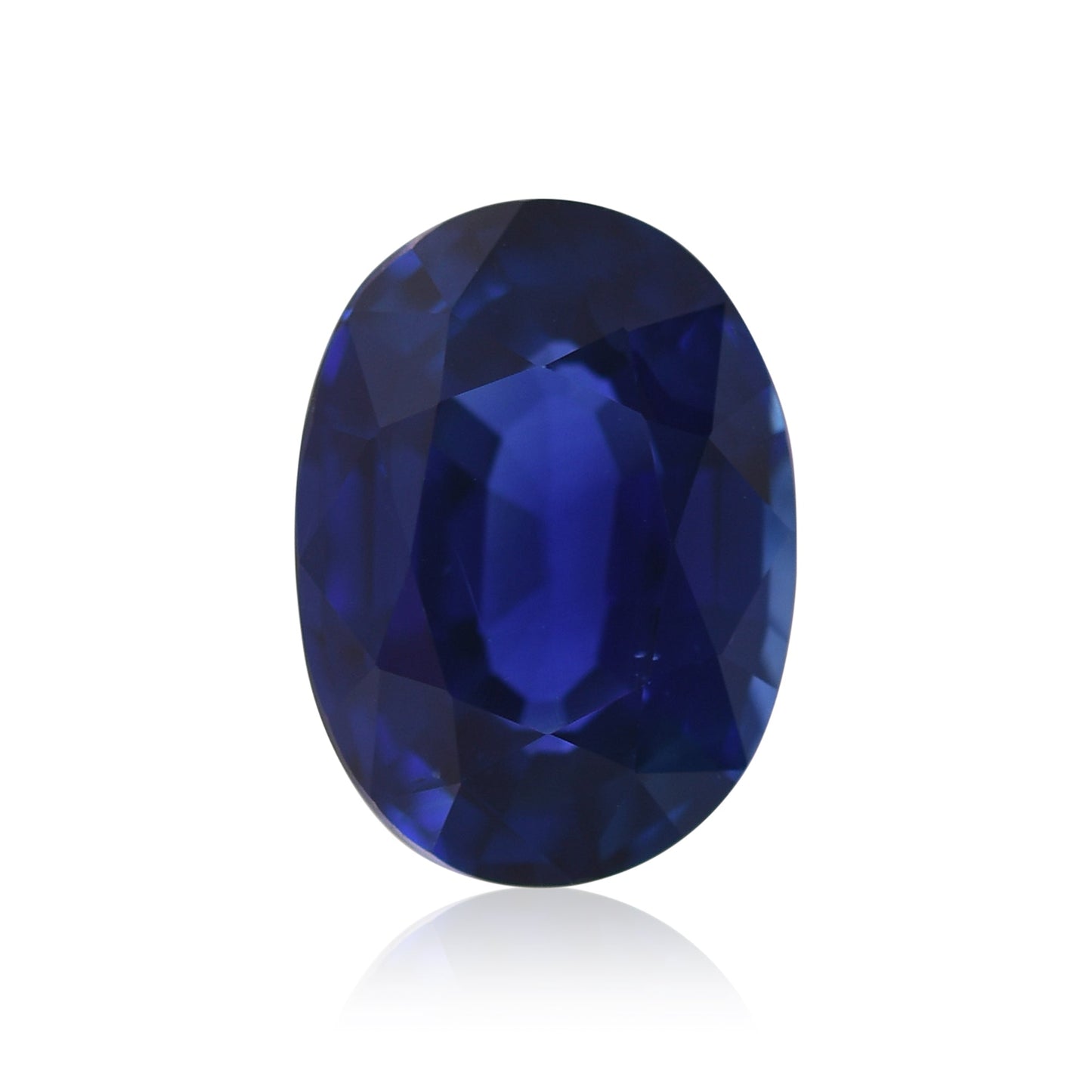 5,60 Karat blauer ovaler Saphir aus Madagaskar (AGL)