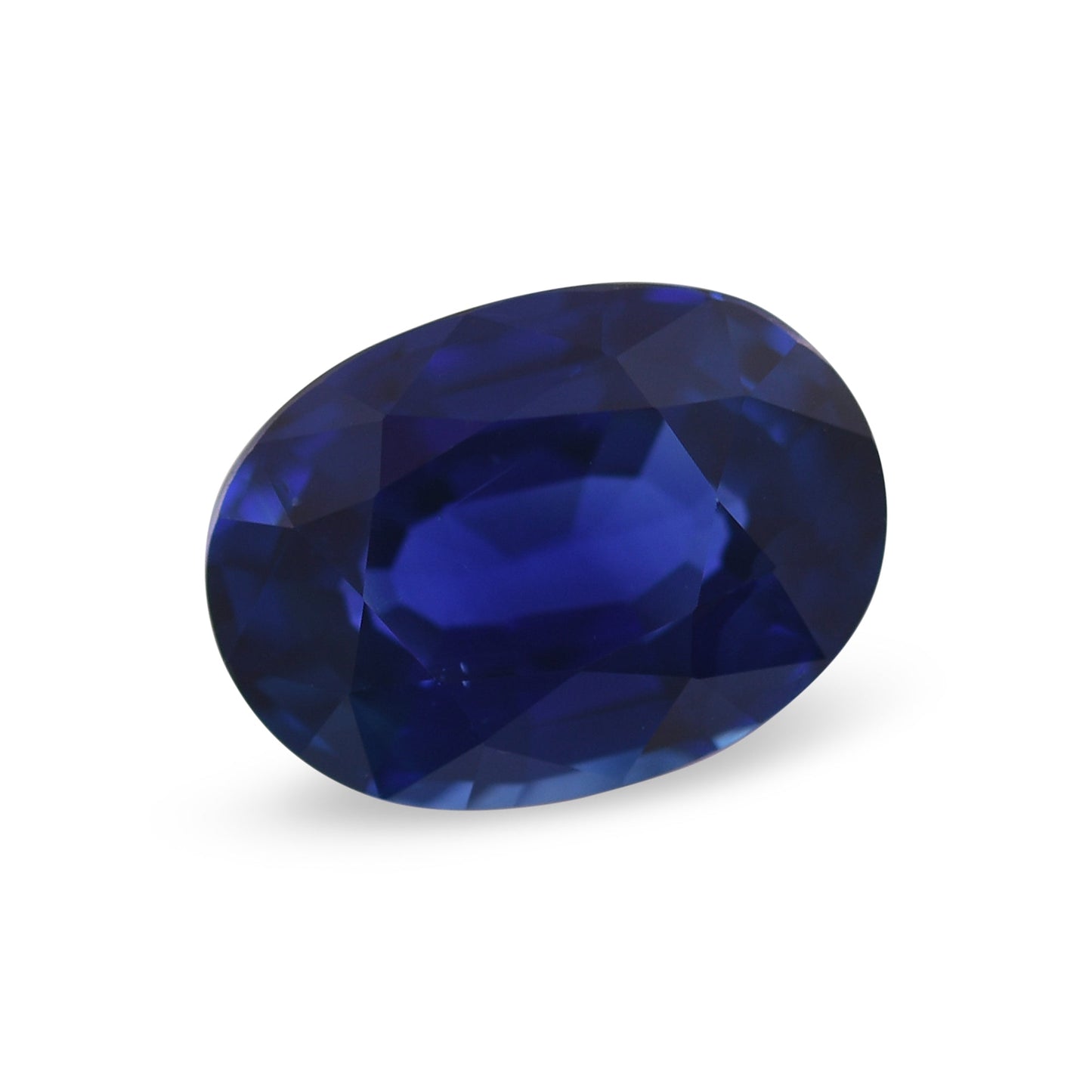 5,60 Karat blauer ovaler Saphir aus Madagaskar (AGL)