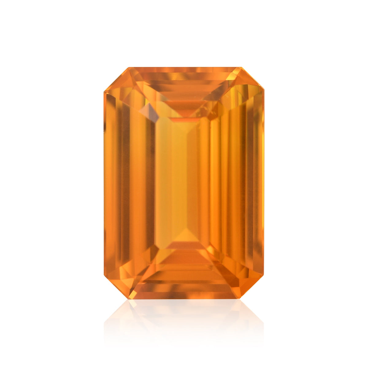 Smaragdgrüner Saphir | 5,6 ct | Orange | GIA | Ref. 721165