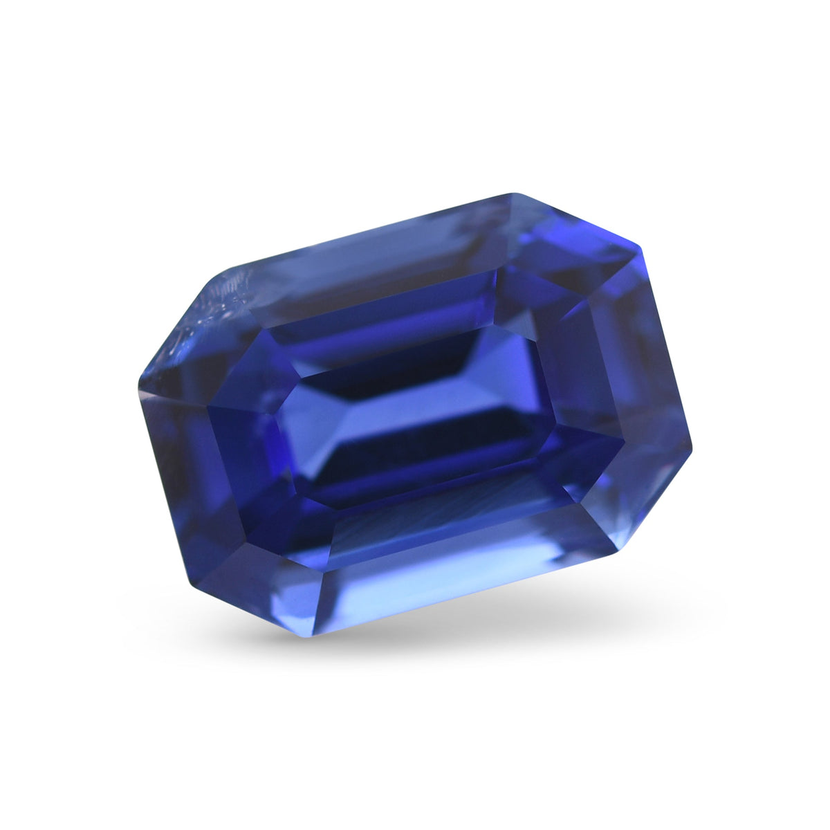 Smaragd-Saphir | 5,85 ct | Blau | CD | Ref. 719414