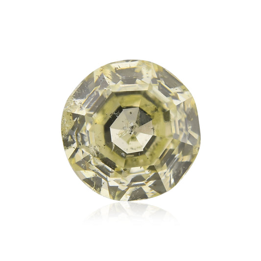 0,51 Karat Fancy Light Greenish Yellow Round Brilliant (SI2) GIA
