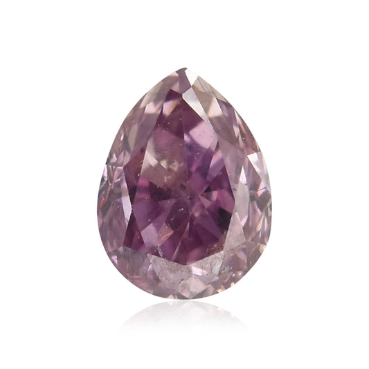 0,16 Karat Fancy Deep Purple Pink Birnenförmiger Diamant SI2 GIA