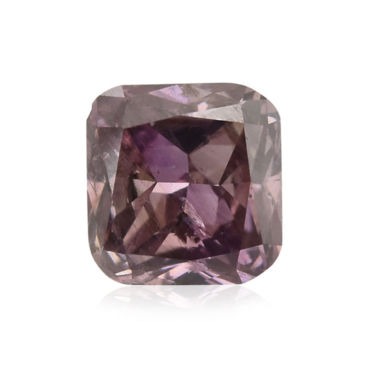 0,18 Karat Fancy Dark Brown Purple Radiant Diamond I1 GIA