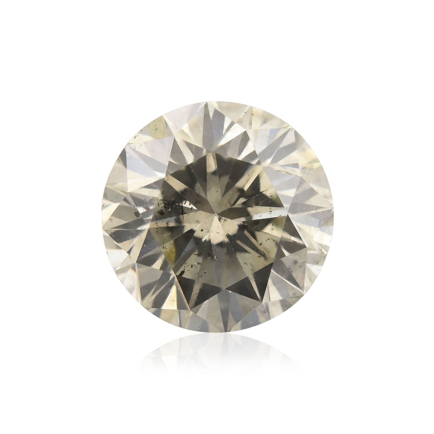 0,76 Karat Fancy Gray Rundbrillant Diamant I1 GIA