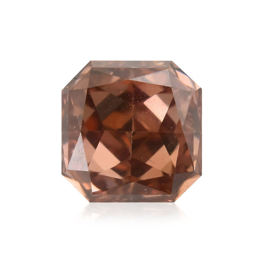 0,38 Karat Fancy Deep Orange Pink Radiant Diamant (VS2) GIA