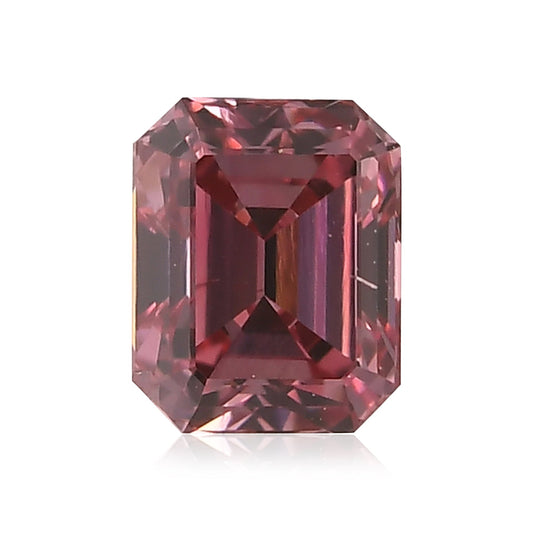 0,28 Karat Fancy Deep Pink Smaragd-Diamant SI1 ARGYLE & GIA