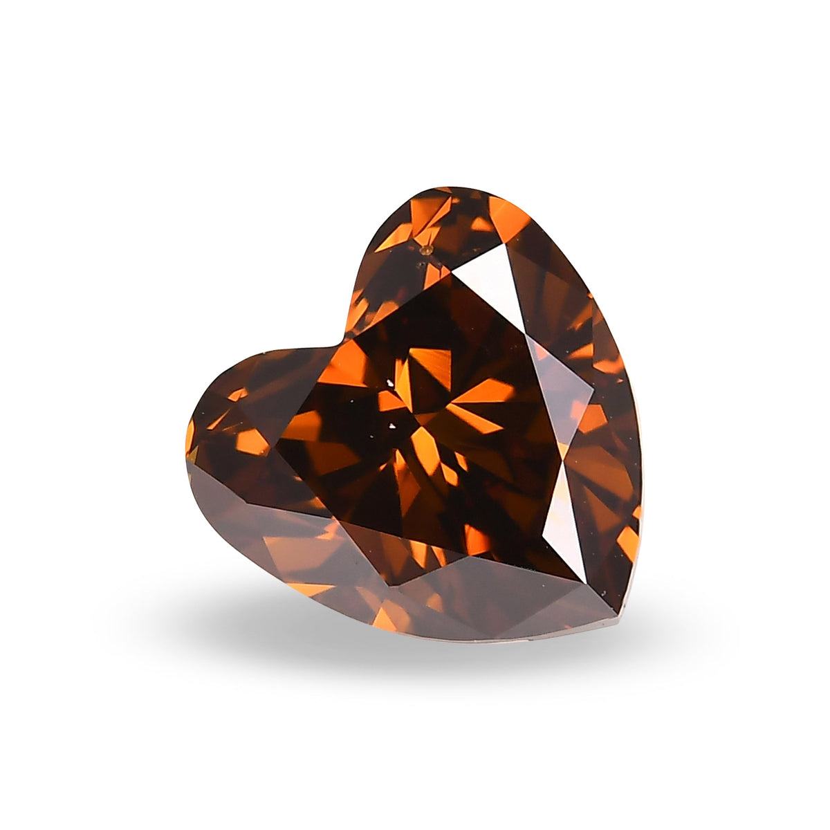 Herzförmiger Diamant | 2,49 ct | Fancy Deep Brown Orange | SI2 | GIA | Ref 505967
