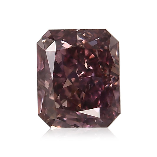 0,34 Karat Fancy Deep Purple Pink Radiant Diamant SI2 GIA