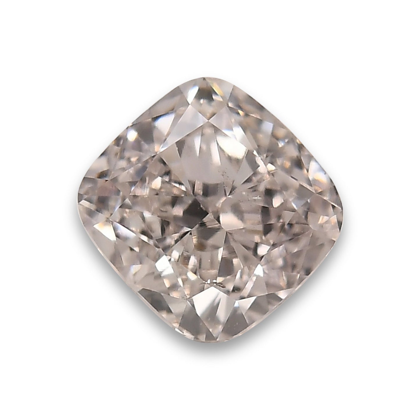 0.72 Carat Light Pink Cushion Diamond SI1 GIA