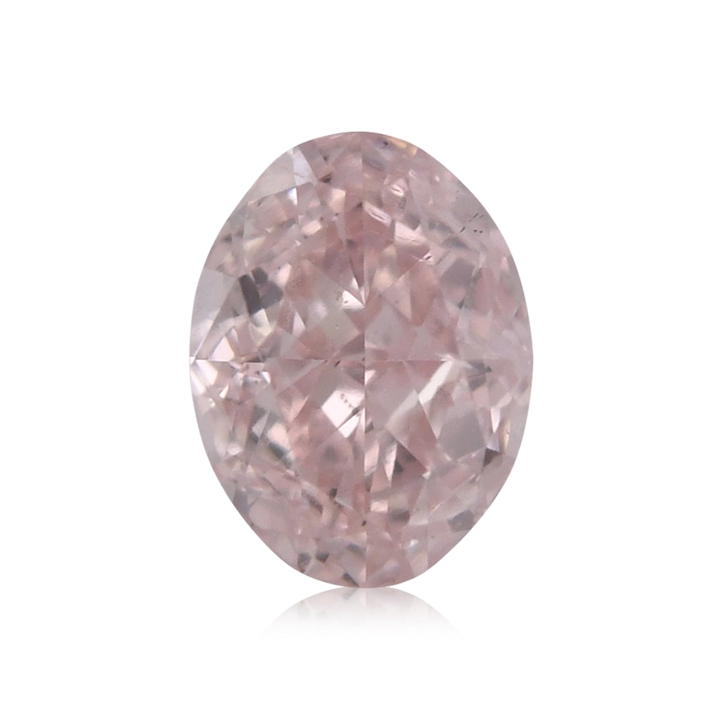 0.27 Carat Fancy Pink Oval Diamond SI1 GIA
